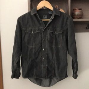 Liz Wear petite shirt, 100% cotton, jacket jean vintage long sleeves siz…